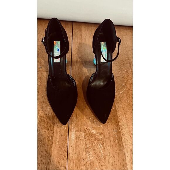 Daisy Street Macaroon Point Heeled Shoes Black SIze 5 Pumps - Picture 9 of 9